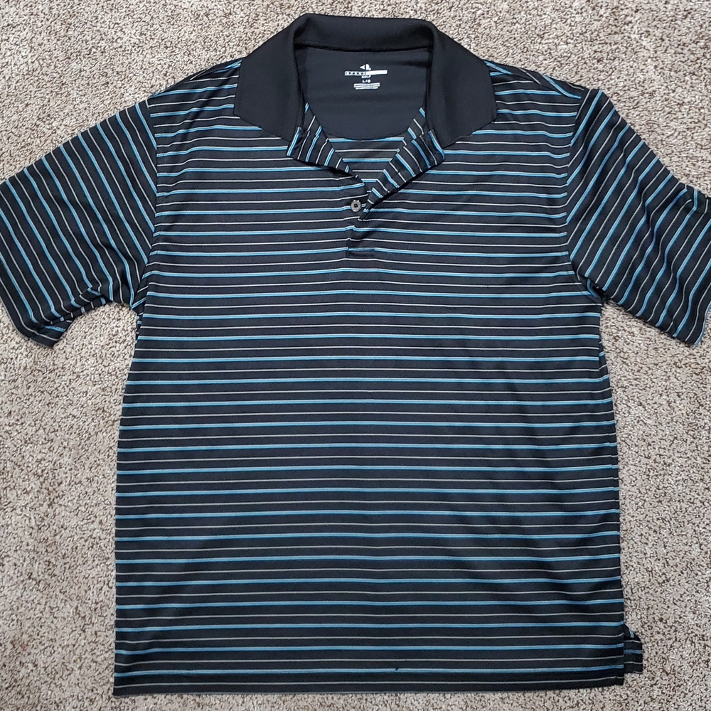 Hogan Black and Blue Polo Shirt